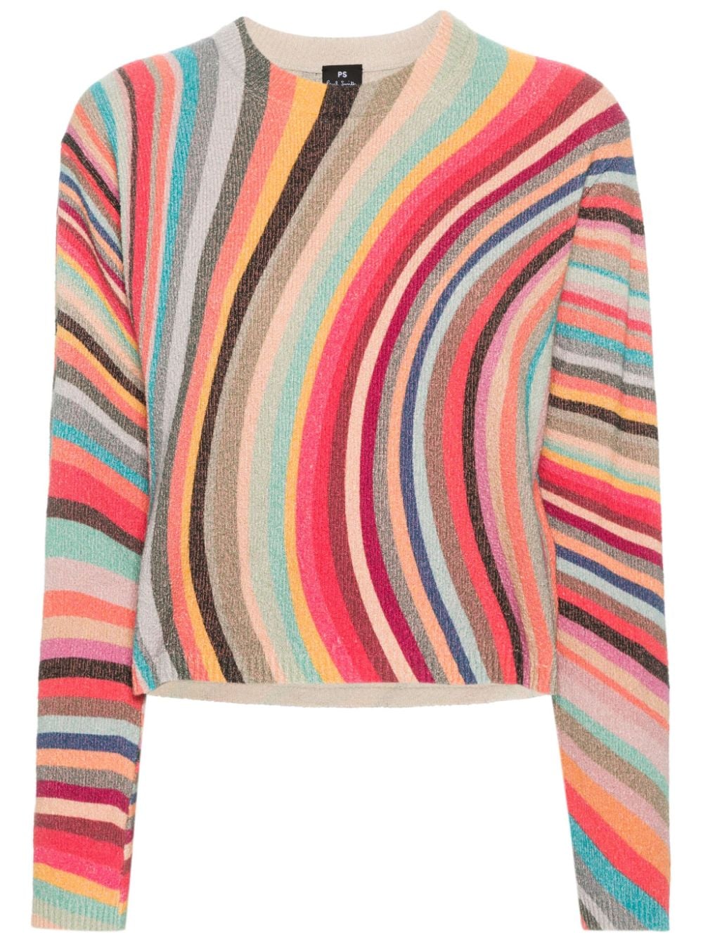 PS Paul Smith Pullover mit Wirbelmuster - Rosa von PS Paul Smith