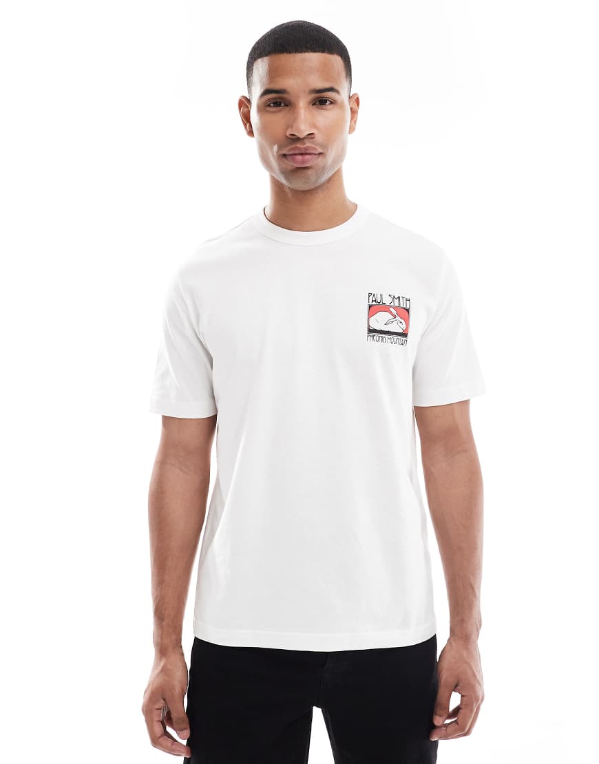 PS Paul Smith - Regular-Fit-T-Shirt in Weiß mit „Phoenix MT"-Logo PS Paul Smith - Regular-Fit-T-Shirt in Weiß mit „Phoenix MT"-Logo von PS Paul Smith