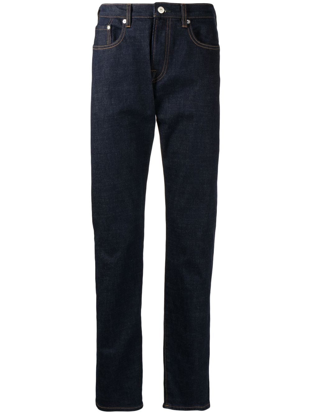 PS Paul Smith Straight-Leg-Jeans mit Logo-Patch - Blau von PS Paul Smith