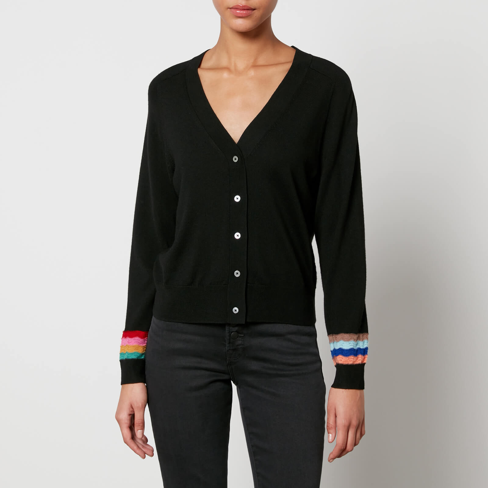 PS Paul Smith Swirl Wool Cardigan - S von PS Paul Smith