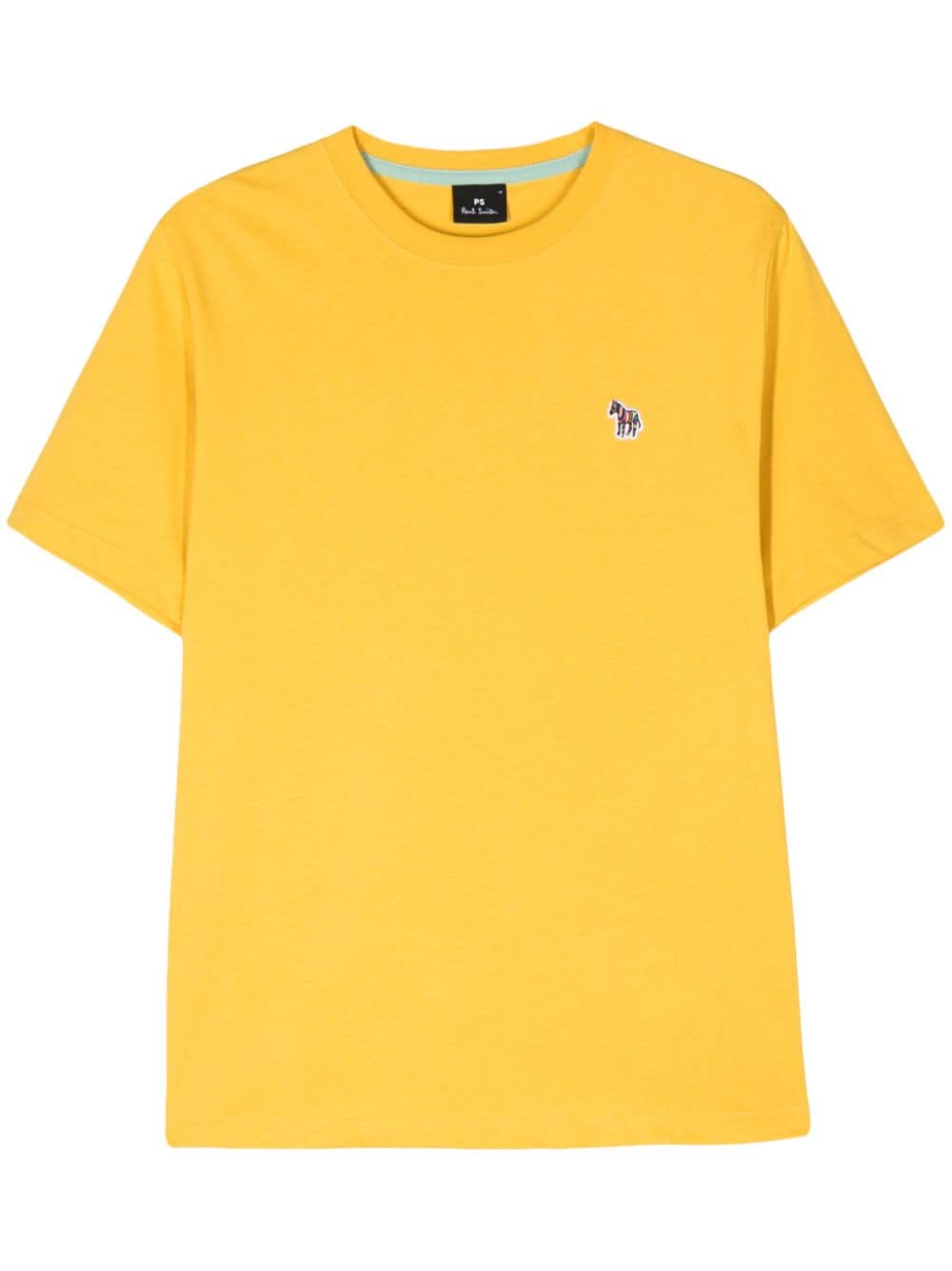 PS Paul Smith T-Shirt mit Logo-Applikation - Gelb von PS Paul Smith