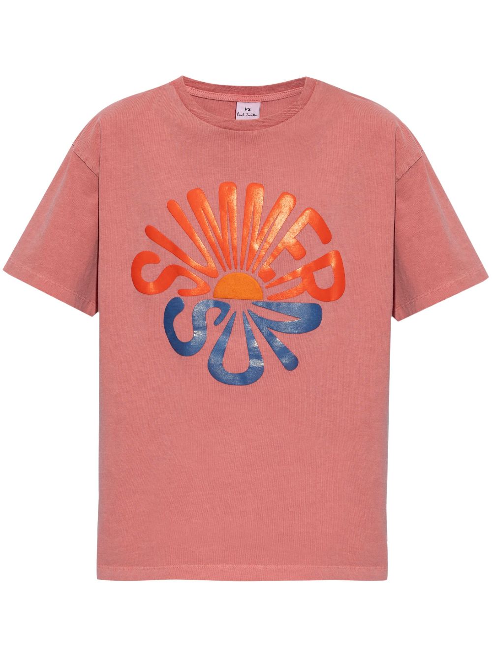 PS Paul Smith T-Shirt mit Slogan-Print - Rot von PS Paul Smith