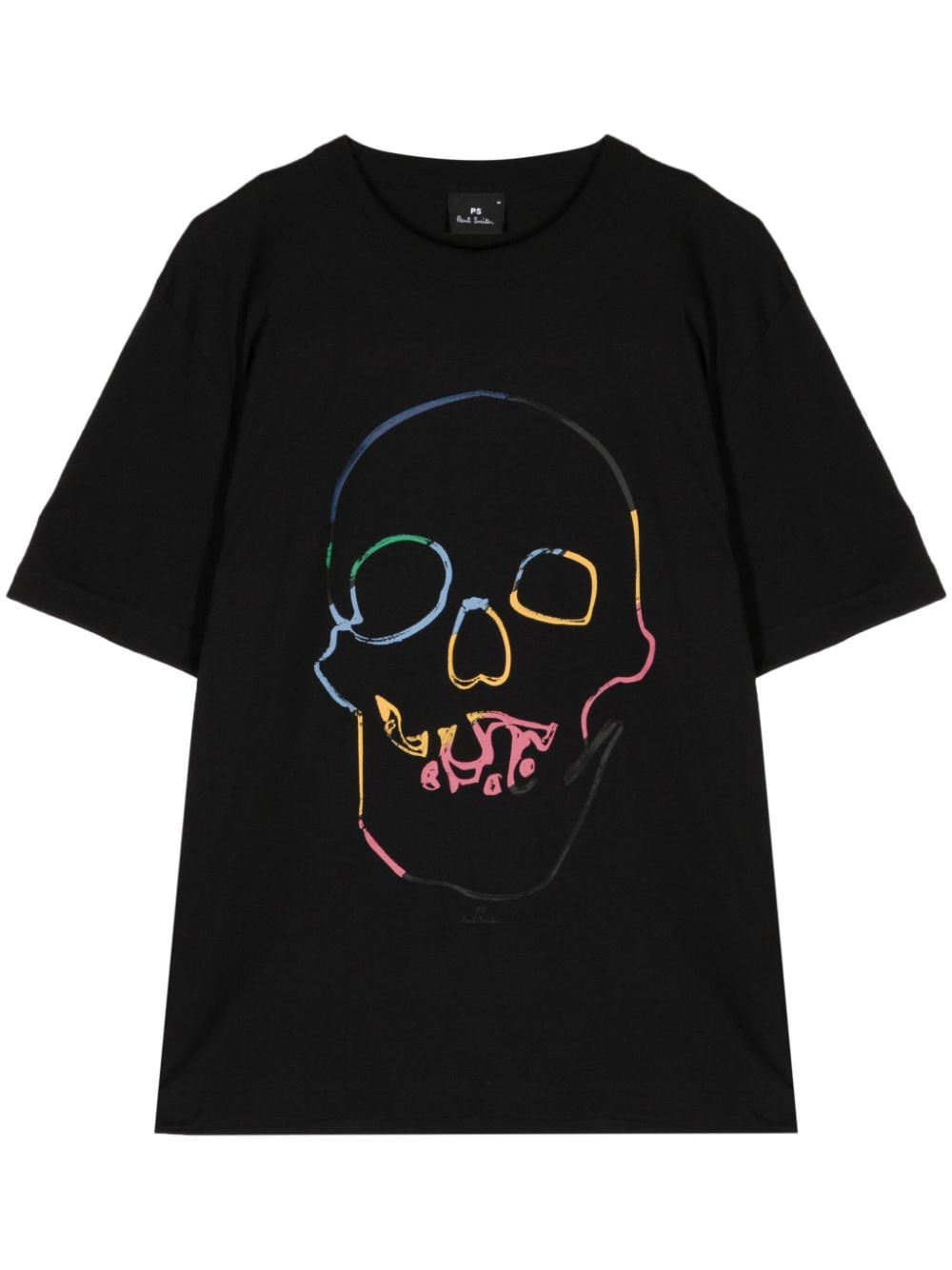 PS Paul Smith T-Shirt mit Totenkopf-Print - Schwarz von PS Paul Smith