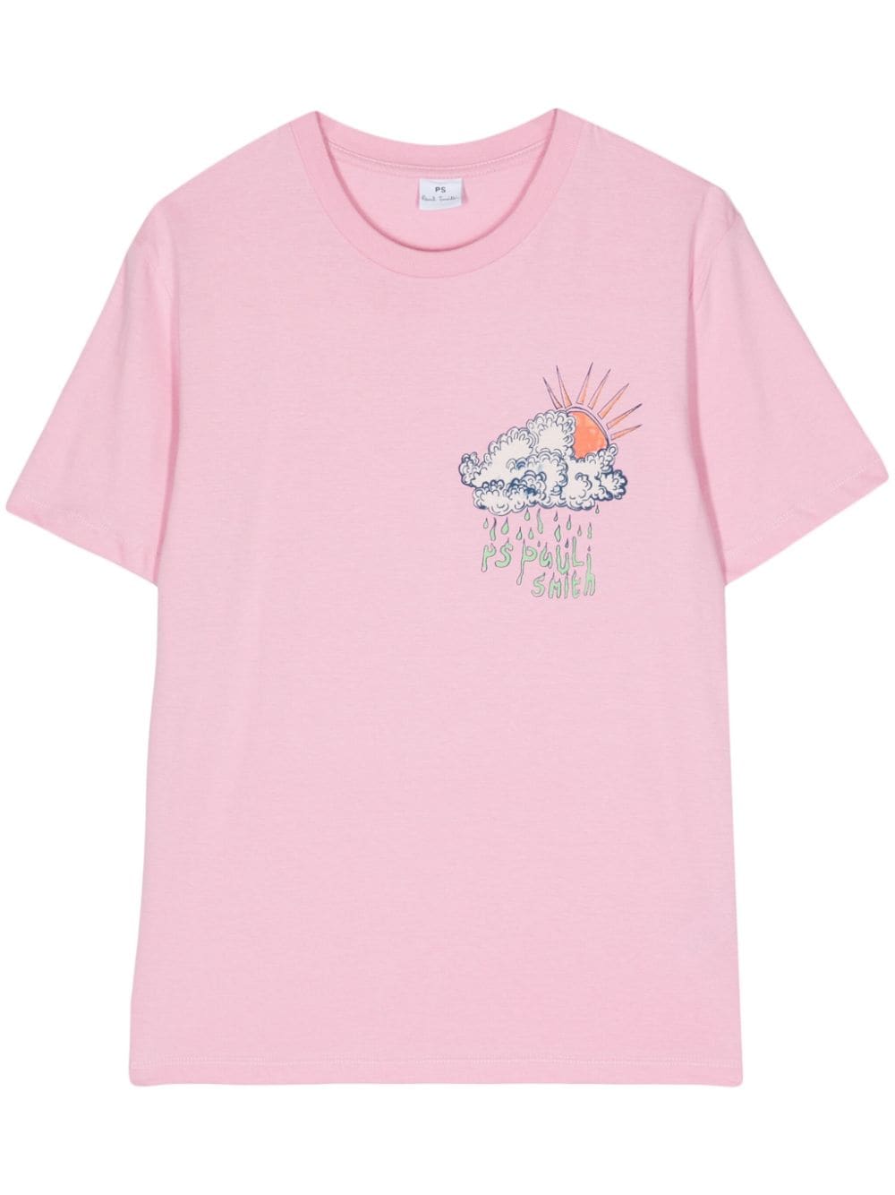 PS Paul Smith T-Shirt mit grafischem Print - Rosa von PS Paul Smith