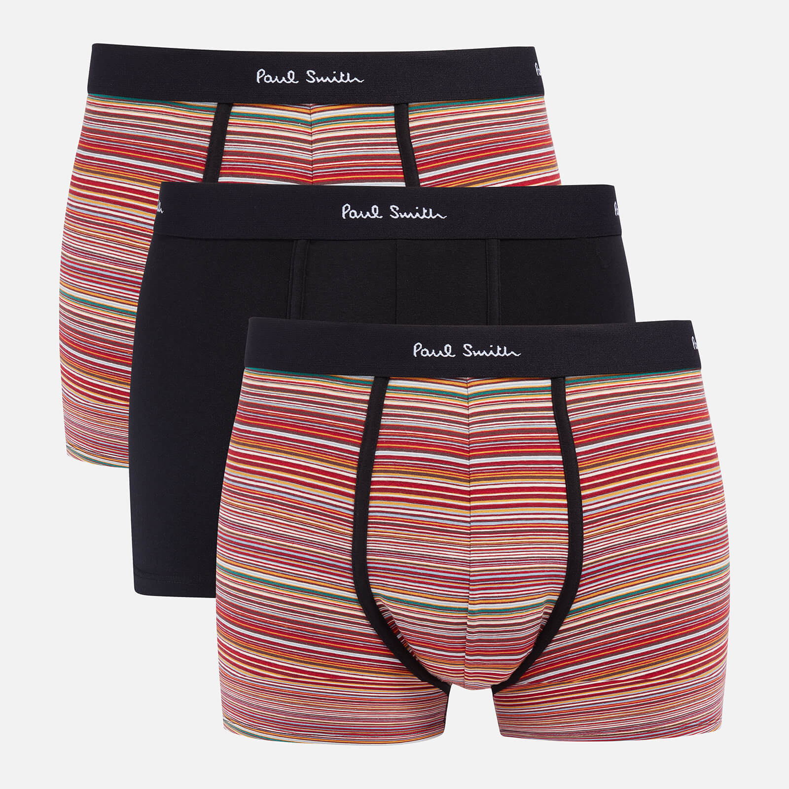 PS Paul Smith Three-Pack Organic Cotton-Blend Boxer Shorts - L von PS Paul Smith