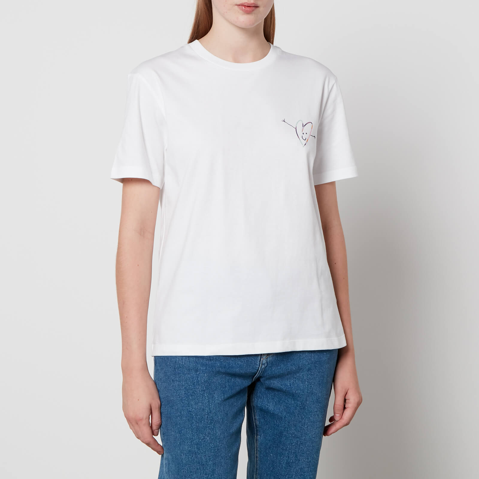 PS Paul Smith Heart Hug Organic Cotton T-Shirt - L von PS Paul Smith