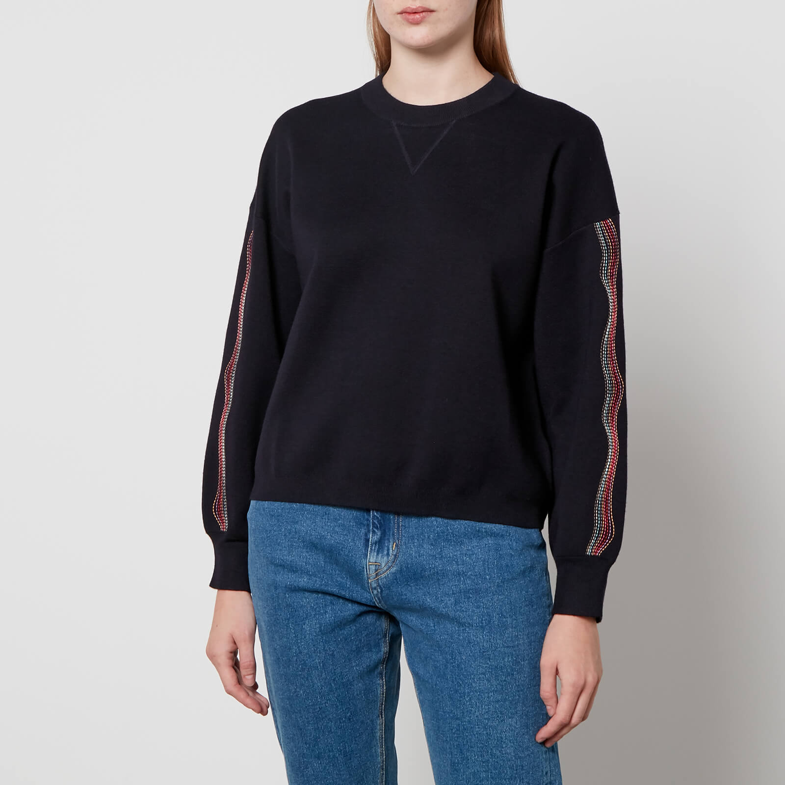 PS Paul Smith Embroidered Cotton-Jersey Sweatshirt - L von PS Paul Smith