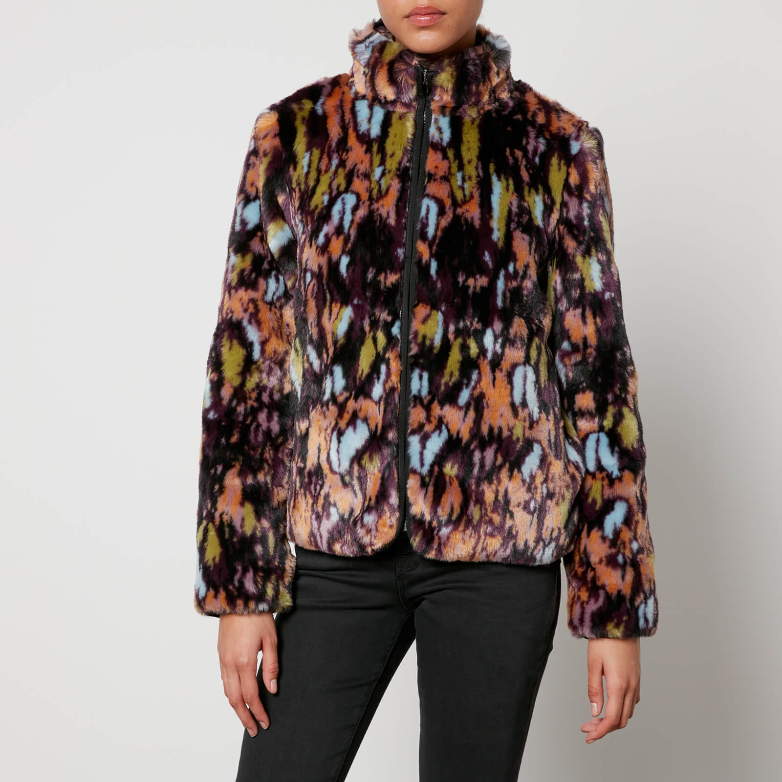 PS Paul Smith Reversible Faux Fur Jacket - UK 6 von PS Paul Smith