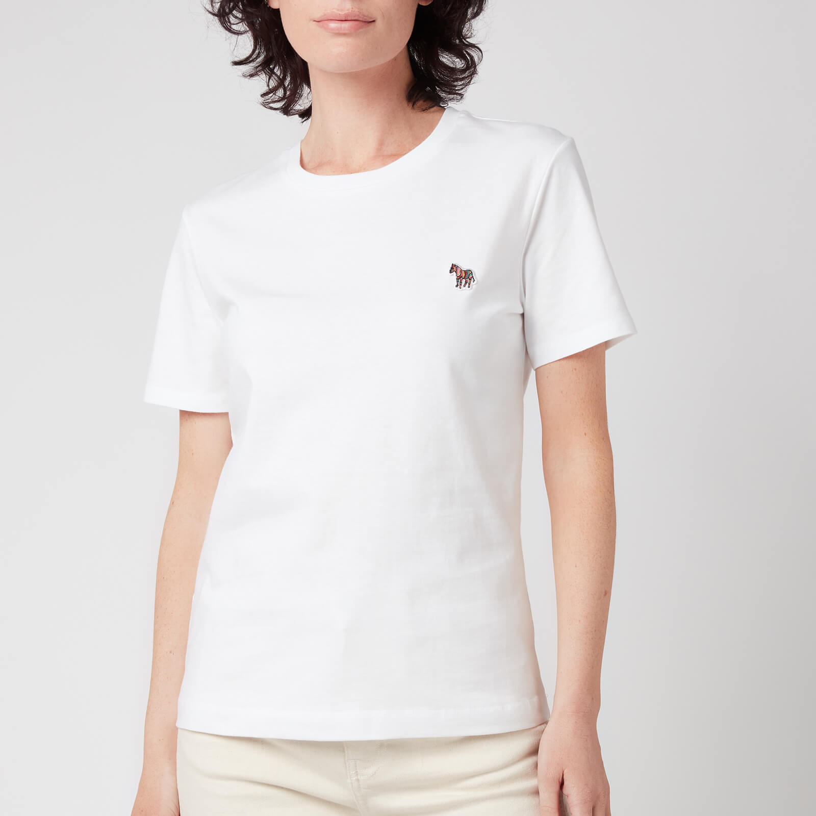 PS Paul Smith Women's Zebra T-Shirt - White - L von PS Paul Smith