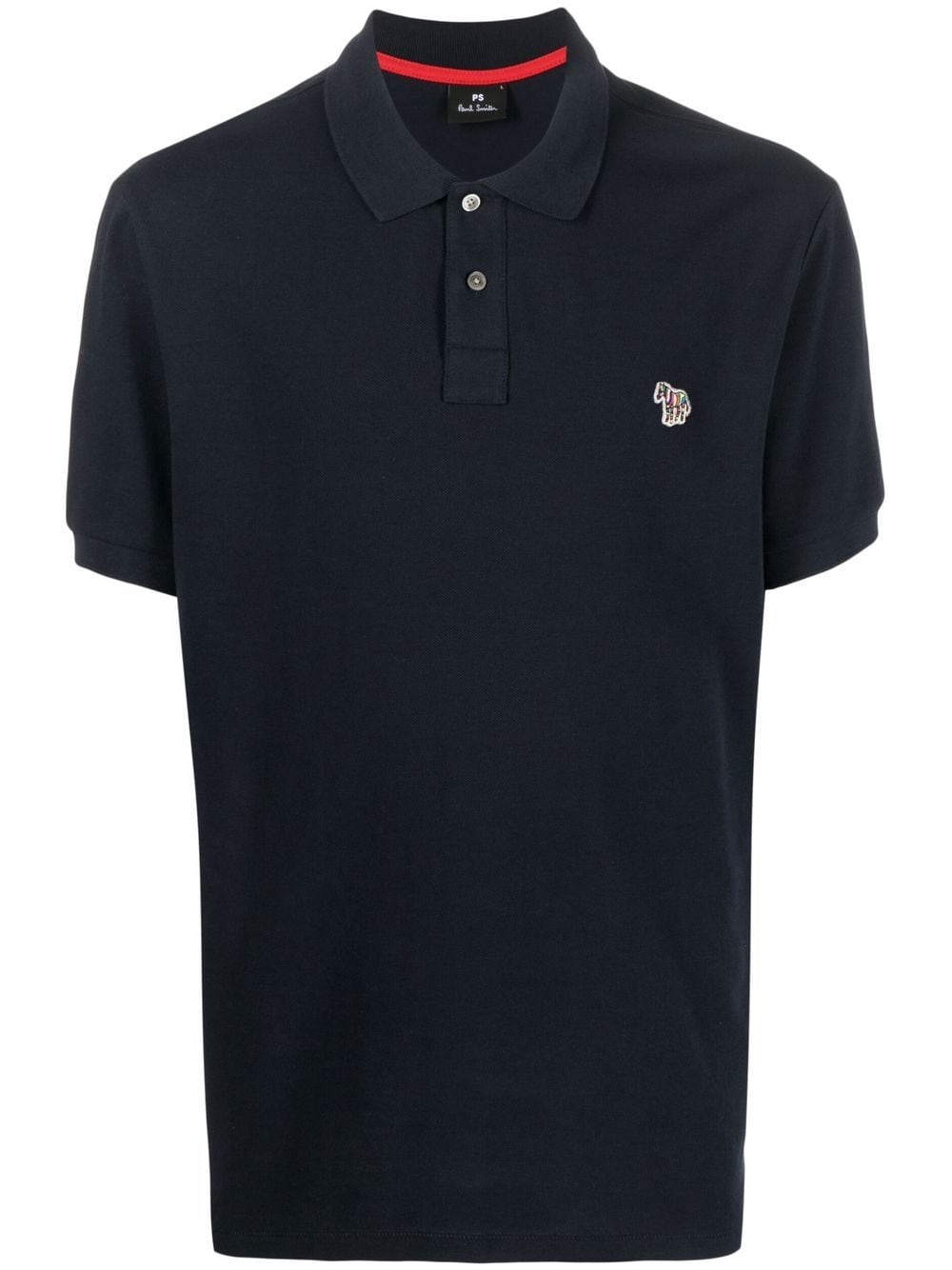 PS Paul Smith Poloshirt mit Zebra-Motiv - Blau von PS Paul Smith