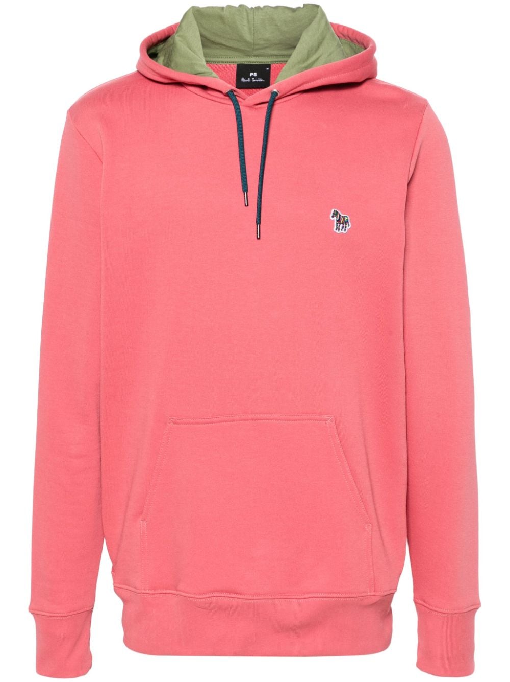 PS Paul Smith Hoodie mit Zebra-Patch - Rosa von PS Paul Smith