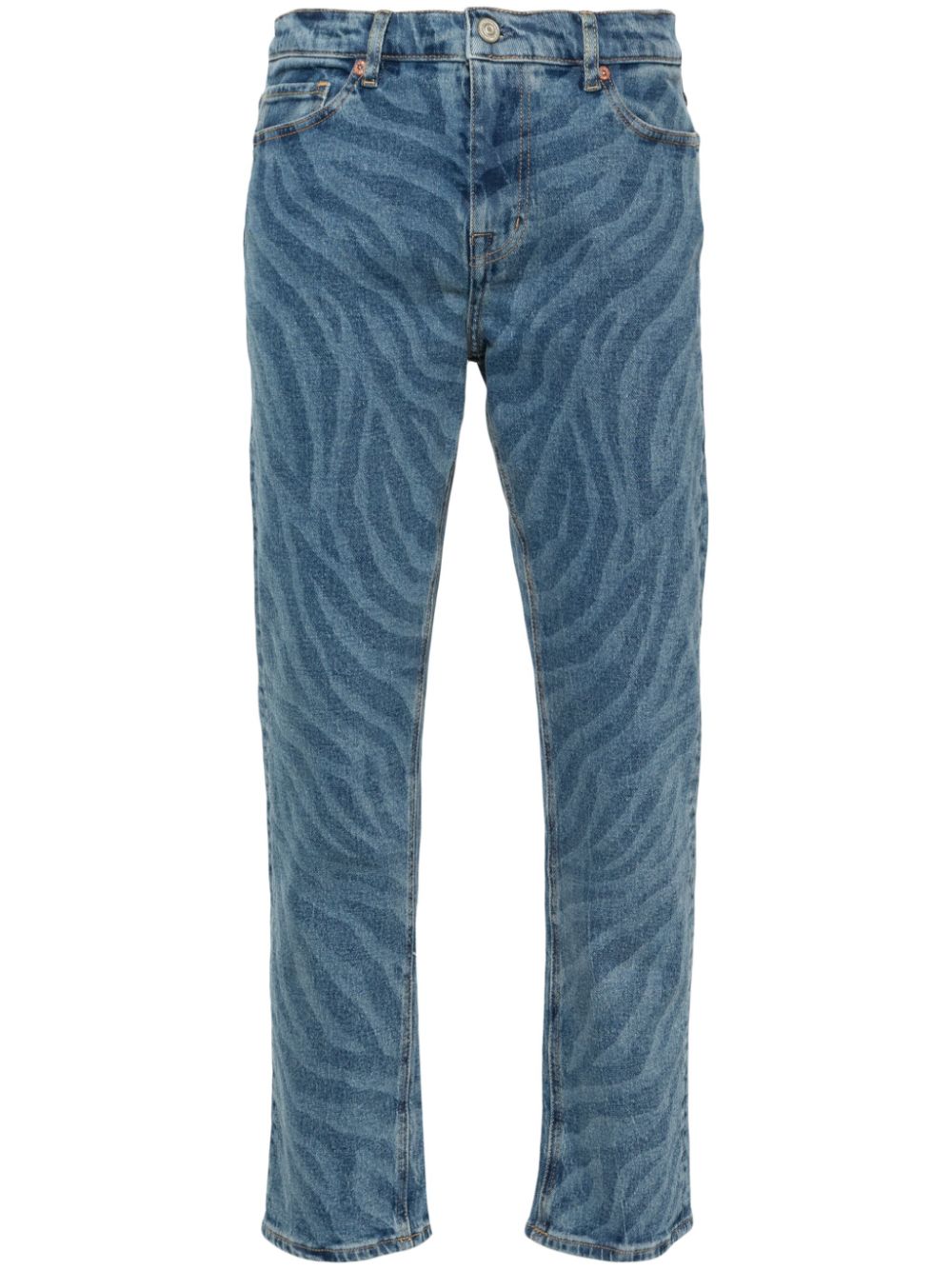 PS Paul Smith Zebra Jeans mit geradem Bein - Blau von PS Paul Smith