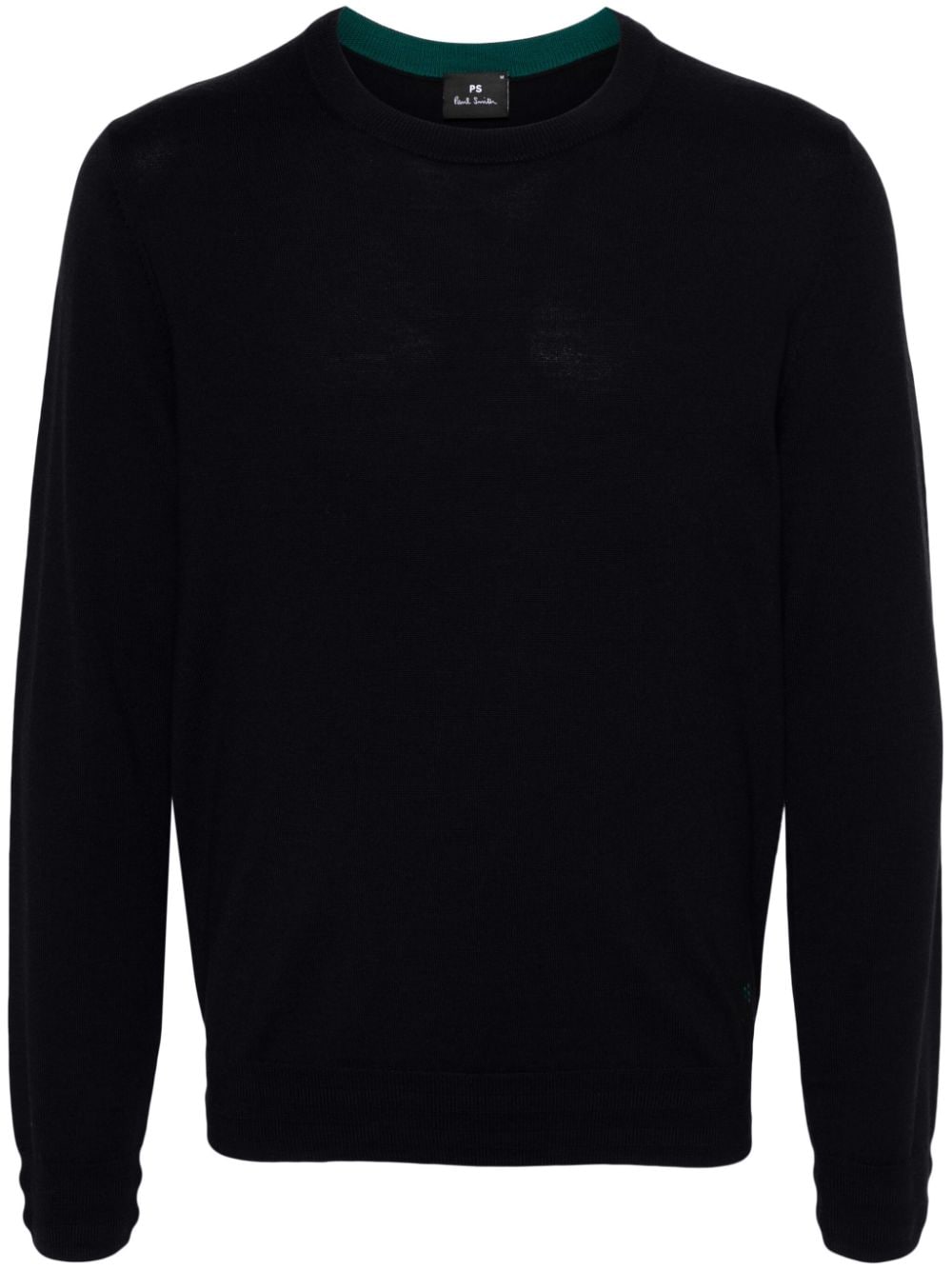 PS Paul Smith Fein gestrickter Pullover - Blau von PS Paul Smith