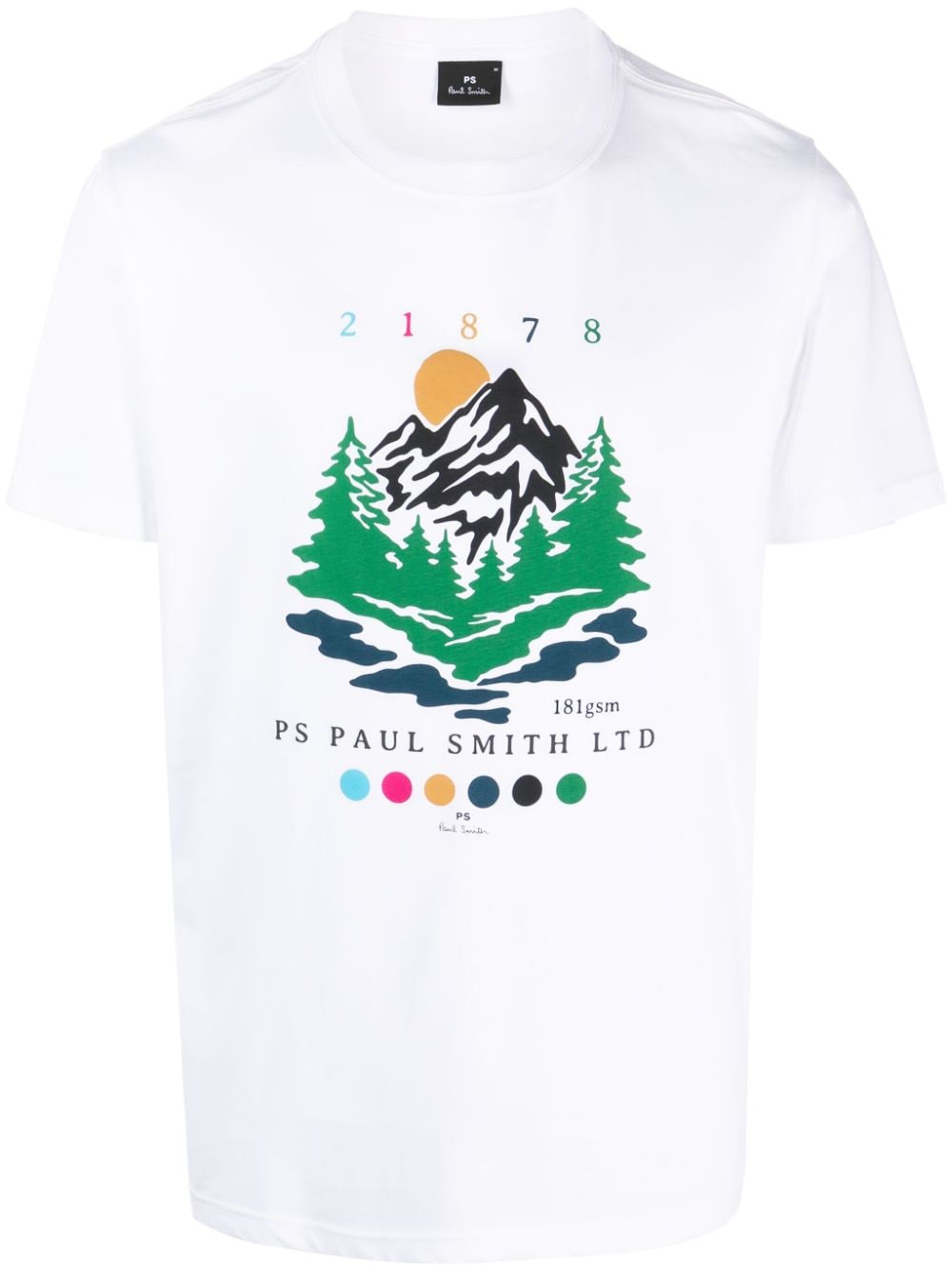 PS Paul Smith T-Shirt mit grafischem Print - Weiß von PS Paul Smith