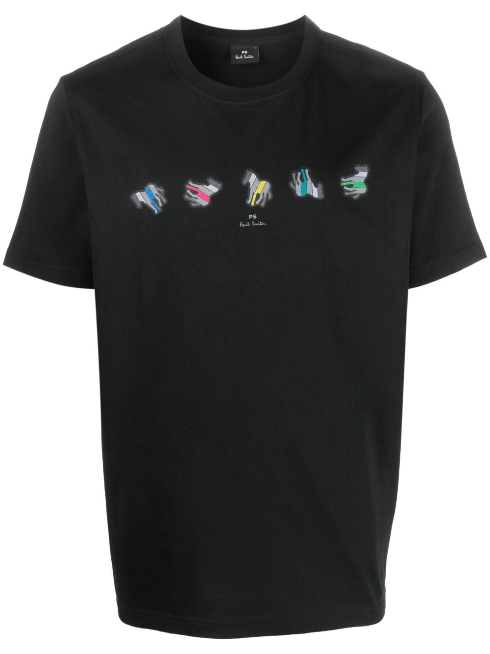 PS Paul Smith T-Shirt aus Bio-Baumwolle mit Print - Schwarz von PS Paul Smith