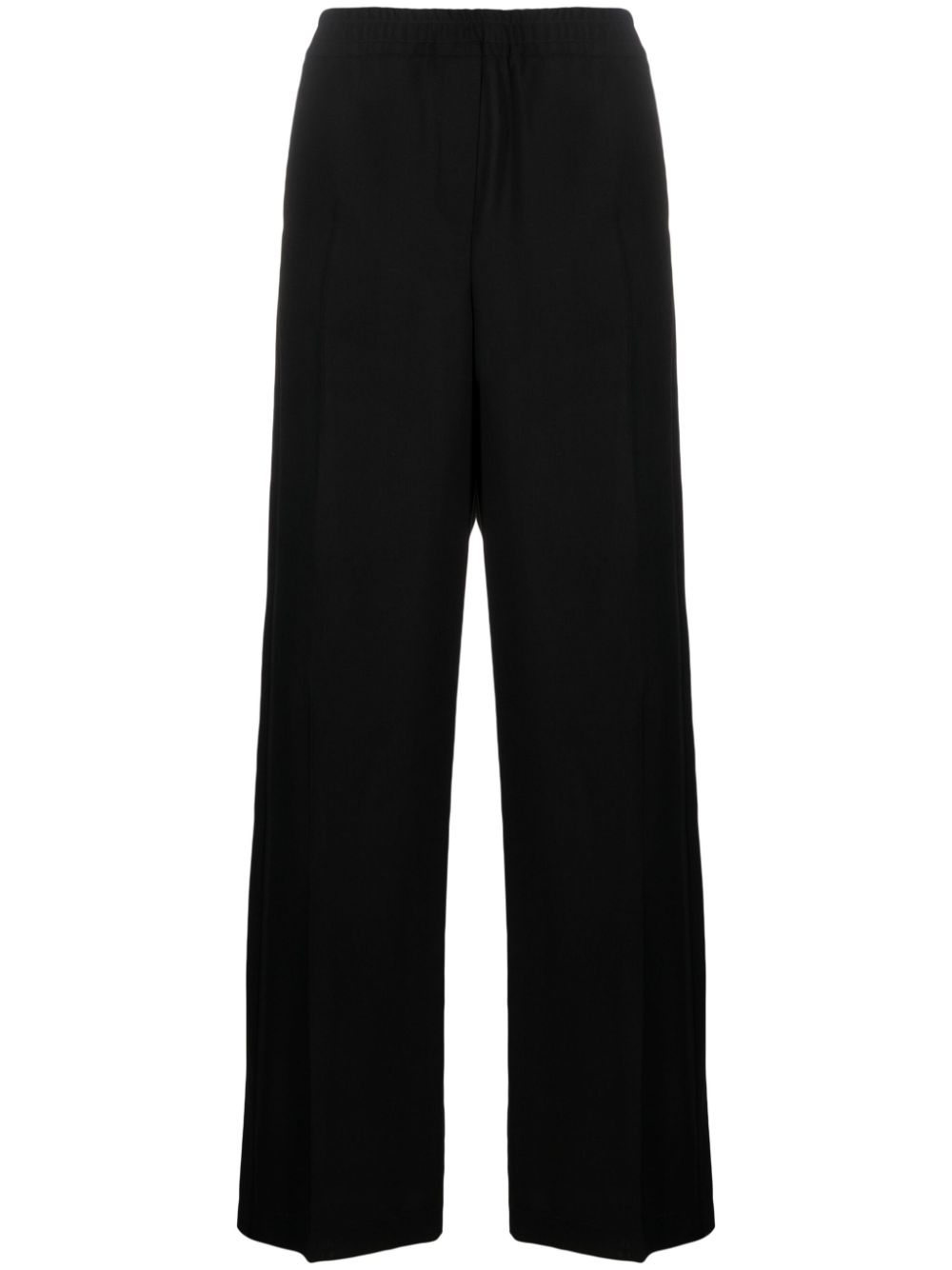 PS Paul Smith High-Waist-Hose mit weitem Bein - Schwarz von PS Paul Smith