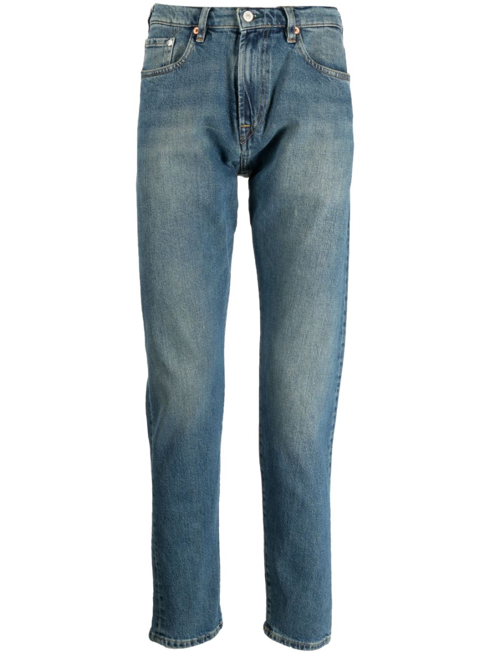 PS Paul Smith Halbhohe Straight-Leg-Jeans - Blau von PS Paul Smith