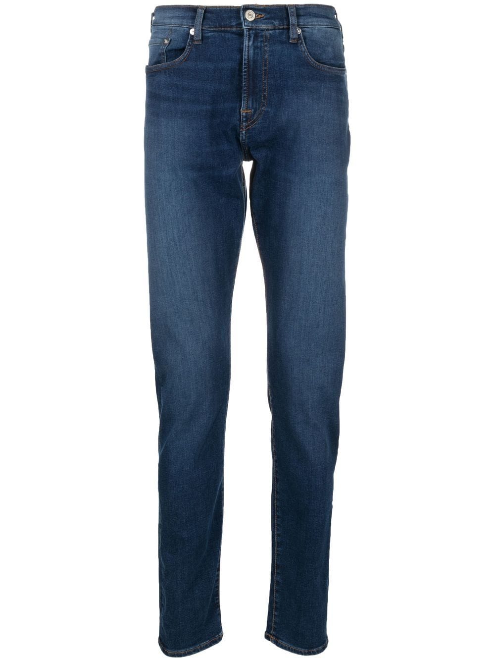 PS Paul Smith Halbhohe Straight-Leg-Jeans - Blau von PS Paul Smith