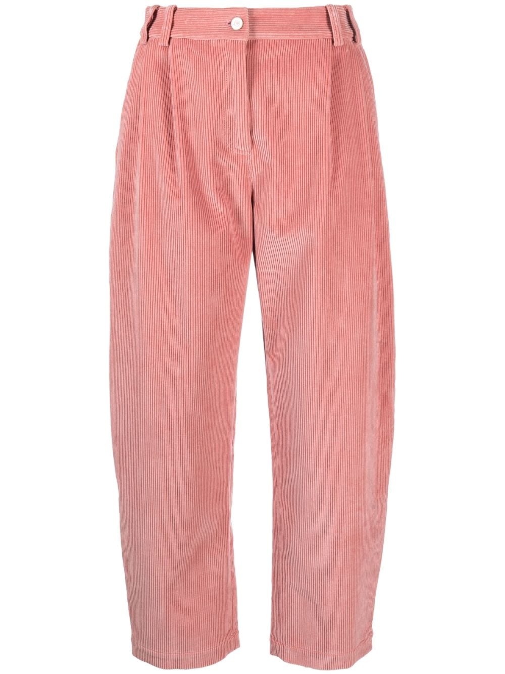 PS Paul Smith Gerade Hose mit Falten - Rosa von PS Paul Smith