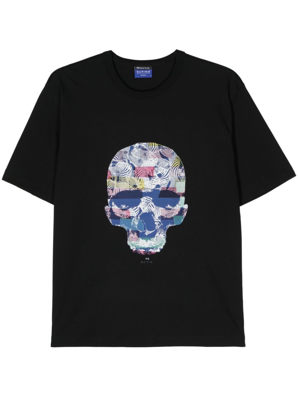 PS Paul Smith T-Shirt mit Totenkopf-Print - Schwarz von PS Paul Smith