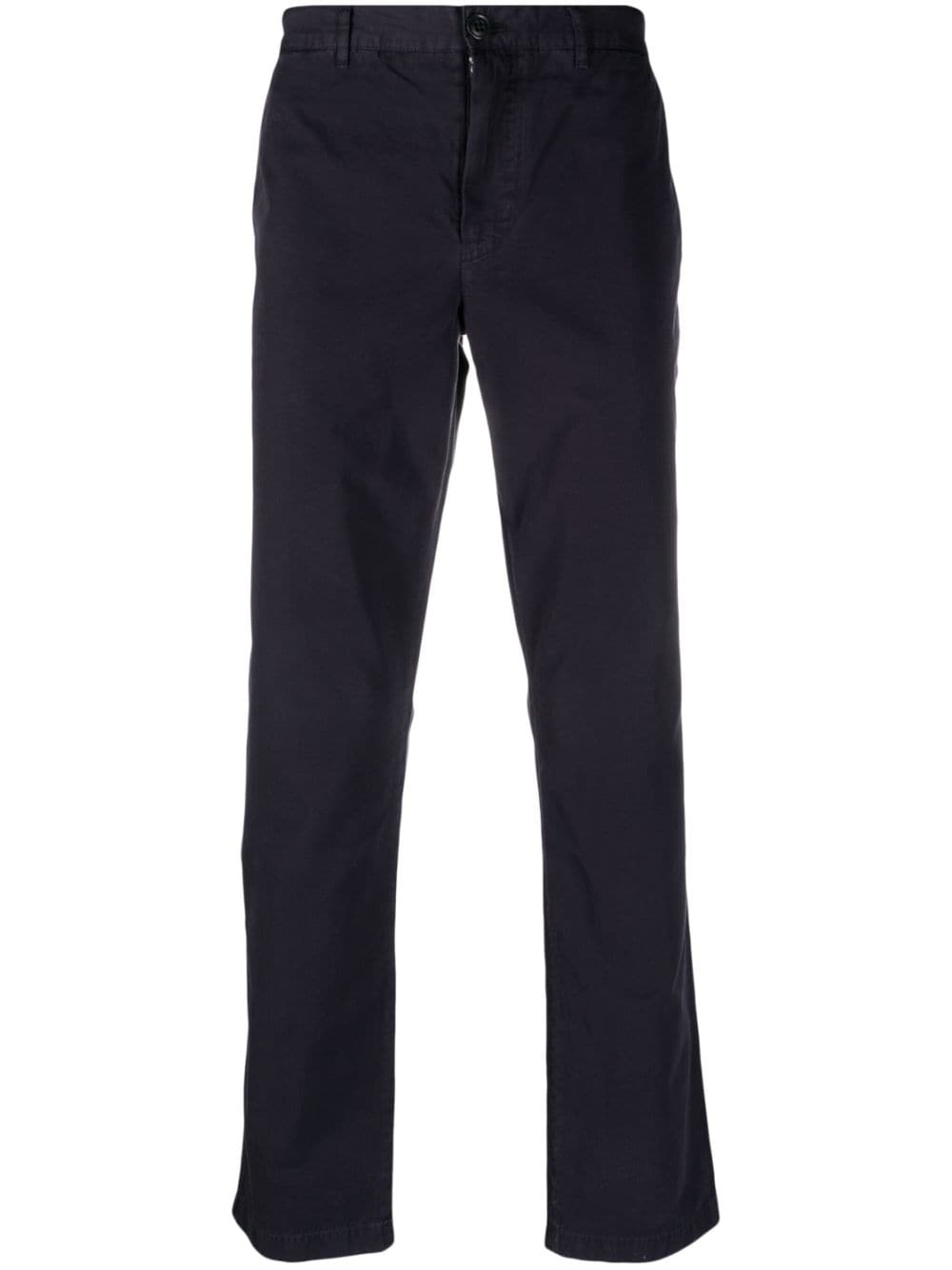 PS Paul Smith Schmale Chino mit Logo-Patch - Blau von PS Paul Smith