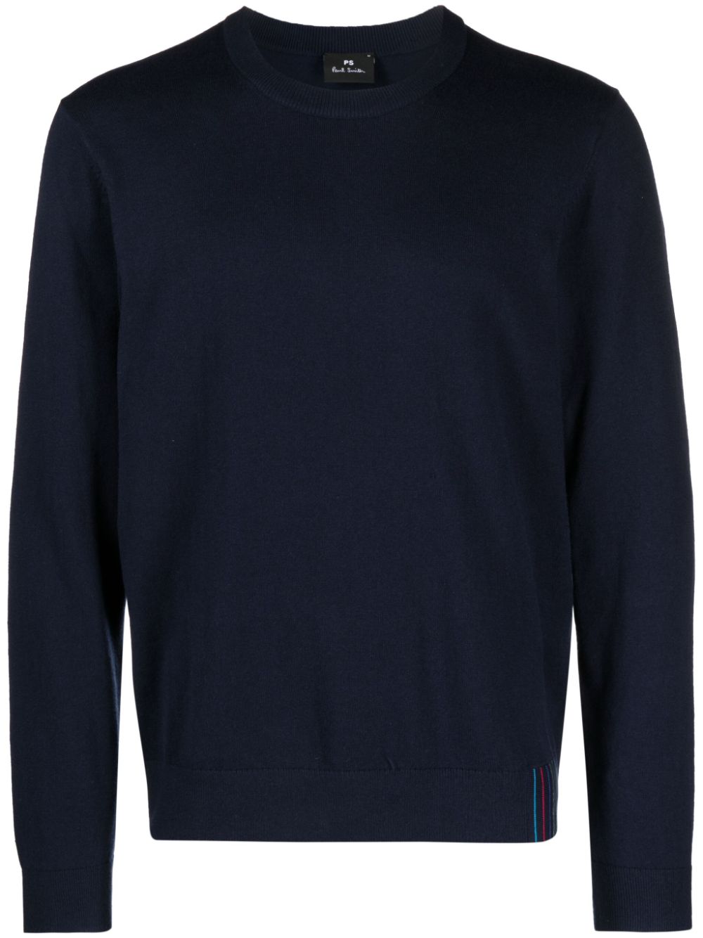 PS Paul Smith Pullover mit Regenbogenstreifen - Blau von PS Paul Smith