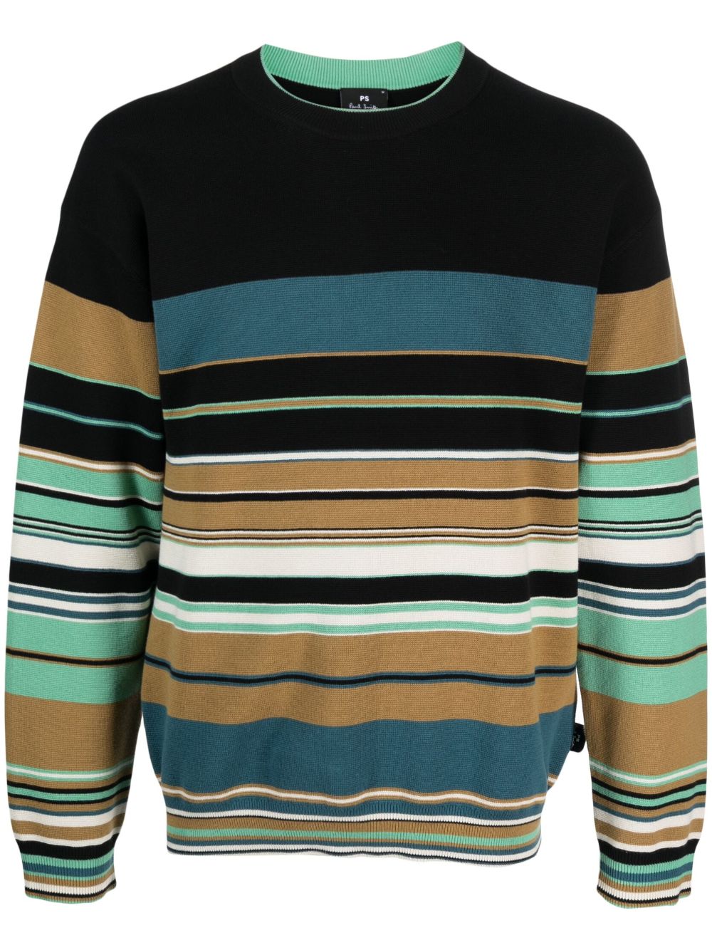 PS Paul Smith Gestreiftes Sweatshirt - Schwarz von PS Paul Smith