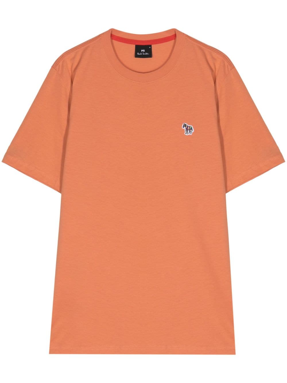 PS Paul Smith T-Shirt mit Zebra-Patch - Orange von PS Paul Smith