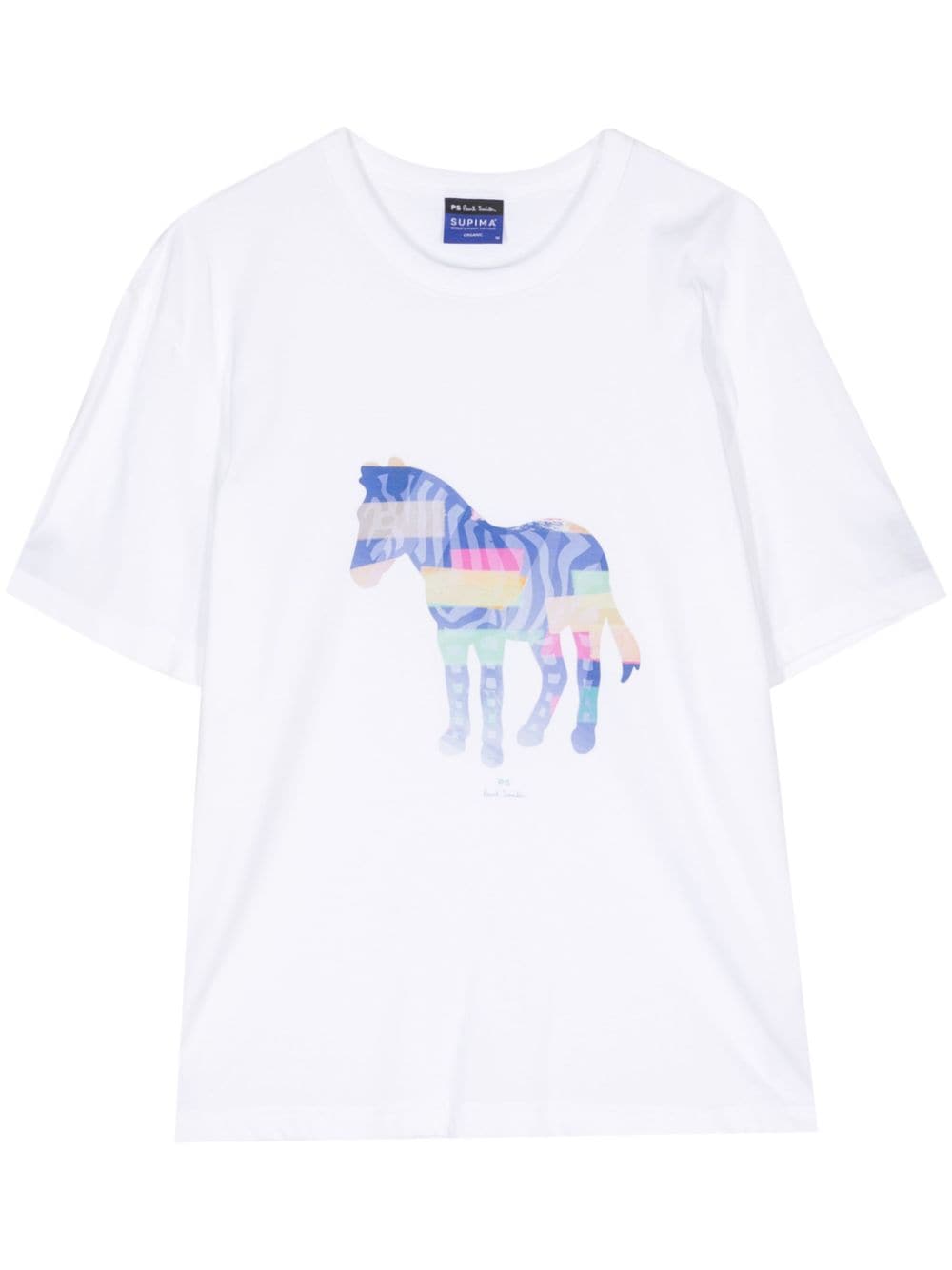 PS Paul Smith T-Shirt mit Zebra-Print - Weiß von PS Paul Smith