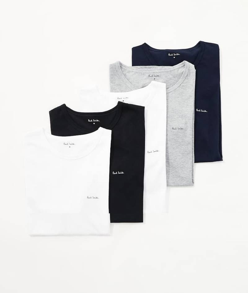 Paul Smith - 5er-Pack Lounge-T-Shirts in verschiedenen Farben-Bunt von PS Paul Smith