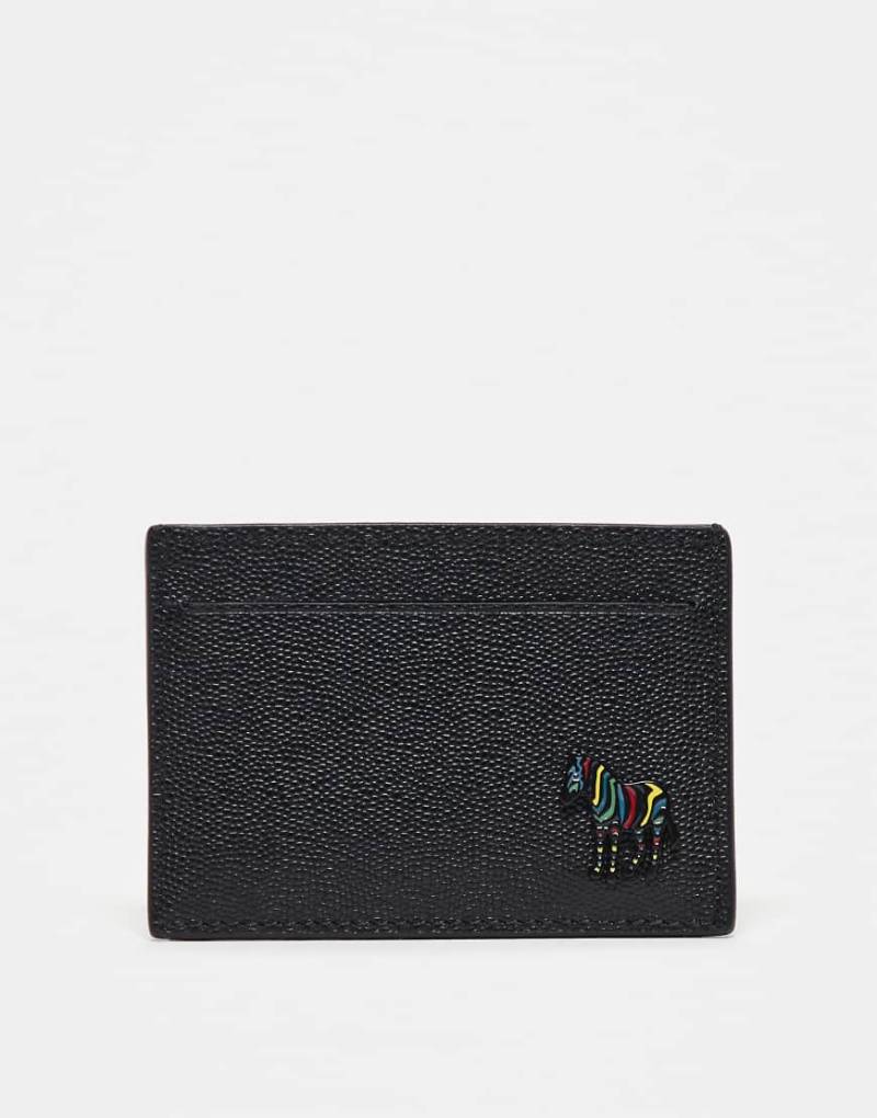 Paul Smith - Kartenetui in Schwarz mit Zebra-Logo von PS Paul Smith
