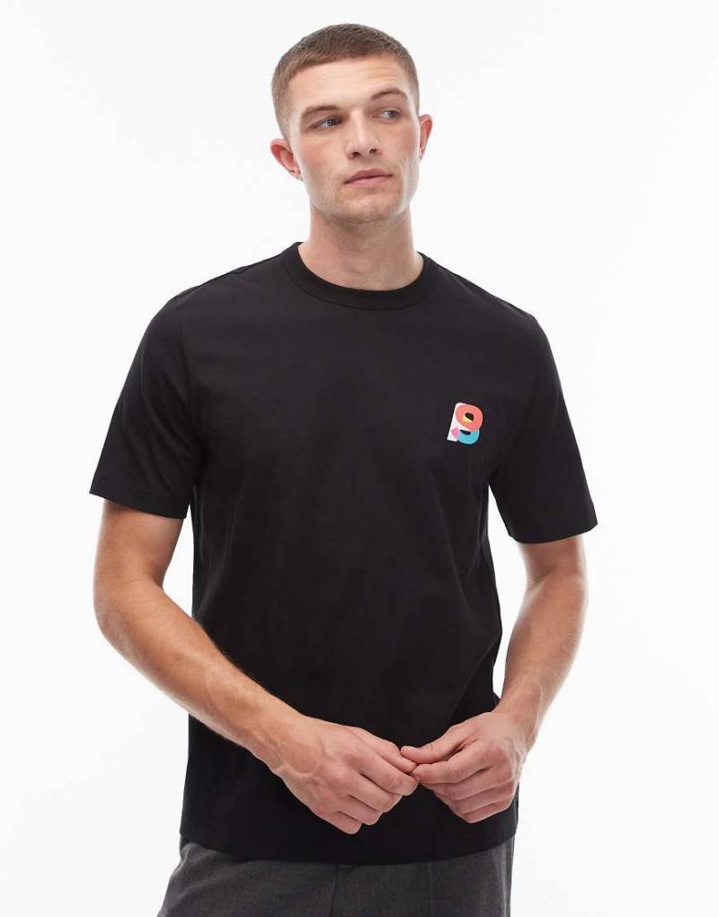 Paul Smith - T-Shirt in Schwarz mit P-Logo Paul Smith - T-Shirt in Schwarz mit P-Logo von PS Paul Smith