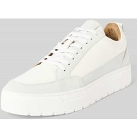 PS Poelman Sneaker mit Label-Detail Modell 'Ivar 10' in Weiss, Größe 43 von PS Poelman