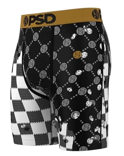 American Socks Boxer Check Drip PSD | Boxershorts für Herren | atmungsaktive Herrenunterwäsche | Vier-Wege-Stretch, Check Drip, M von PSD