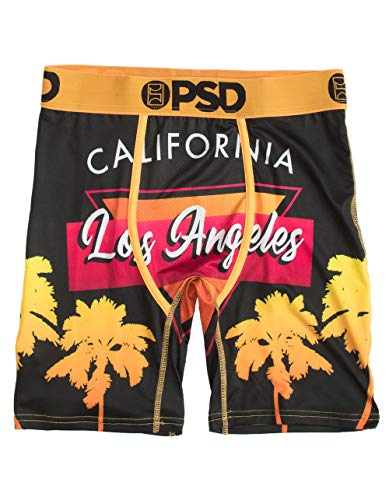 PSD Herren Unterwäsche | elastische Boxershorts | Wide Band | Boxer Briefs | LOS Angeles Palms | Größe (XXL) von PSD