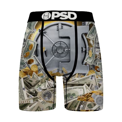 PSD Herren Bank Volt Boxershorts, mehrfarbig, XS, Mehrfarbig/Meereswellen (Ocean Tides), X-Large von PSD