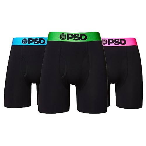PSD Herren Boxershorts, Modal, 3er-Pack, mehrfarbig, Größe XL, Mehrfarbig, Neon-Modal, 3 Stück, X-Large von PSD