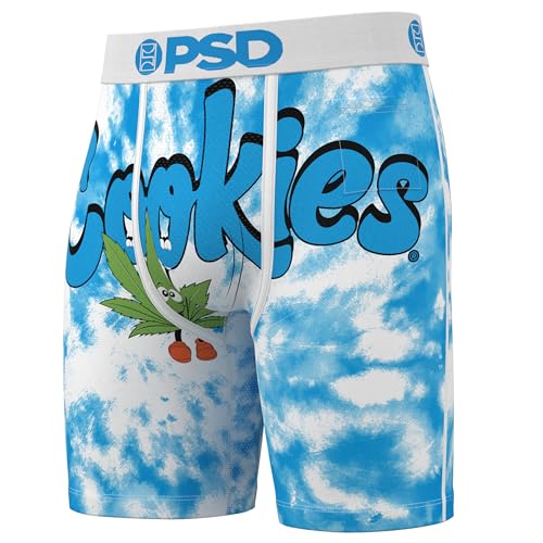 PSD Herren-Boxershorts Cookies – atmungsaktive und stützende Herrenunterwäsche mit feuchtigkeitsableitendem Stoff, Cookies Happy, Small von PSD