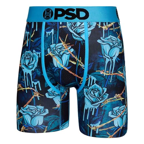 PSD Herren-Boxershorts – Metallic Rose, 17,8 cm Innennaht, feuchtigkeitsableitend, 4-Wege-Stretch, Boxershorts für Herren, Größe XL von PSD