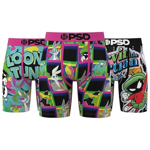 PSD Looney Tunes Herren-Boxershorts, Neon, 3er-Pack, mehrfarbig, Größe XL von PSD