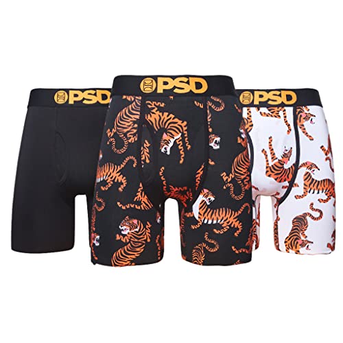 PSD Herren Unterwäsche | elastische Boxershorts | Wide Band | Boxer Briefs | FLORAL MODAL | Größe (XXL) von PSD