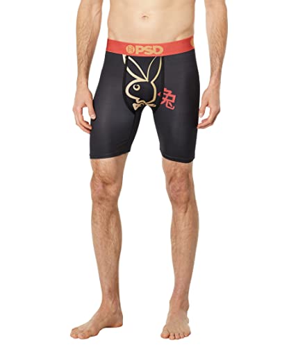 PSD Herren Playboy Cny Ink Boxer Briefs, Schwarz, S von PSD