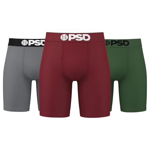 PSD Herren Xmas Cotton 3er Pack, X-mas Solid Cotton 3er Pack, XX-Large von PSD