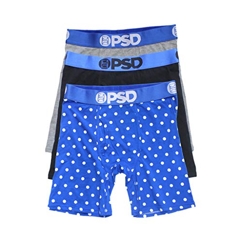 PSD Herren Unterwäsche | elastische Boxershorts | Wide Band | Boxer Briefs | Blue MODAL | Größe (S) von PSD