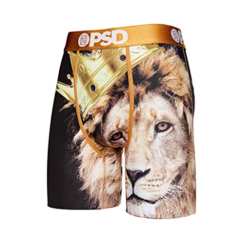 PSD Herren Unterwäsche | elastische Boxershorts | Wide Band | Boxer Briefs | E-Lion King | Größe (XL) von PSD