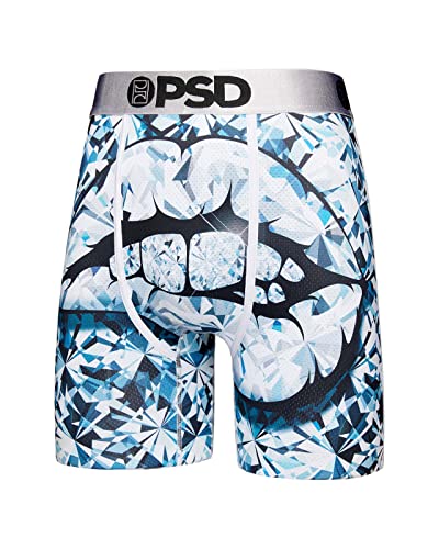 PSD Unterwäsche Herren Stretch Elastische Breite Band Boxer Brief Unterwäsche Bottom - Money Shot - Cash Money - Money Diamond, Multi/Ice Cold Bite MM, Medium von PSD