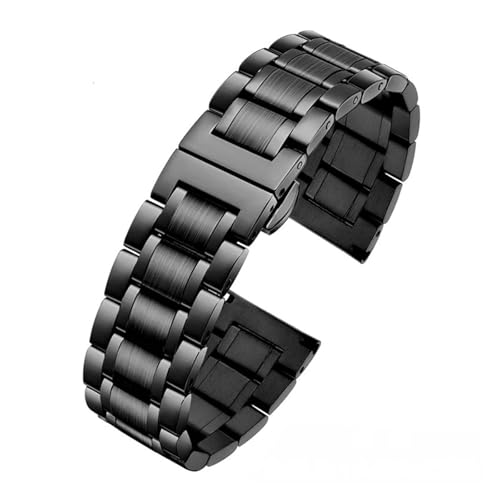 PSDFJAD ZHGUIMING Massives Edelstahl-Uhrenarmband for DZ7395 DZ7315 DZ7396 Herren-Uhrenkette, große Größe 22 mm, 24 mm, 26 mm, 28 mm, 30 mm(3101 black,24mm) von PSDFJAD