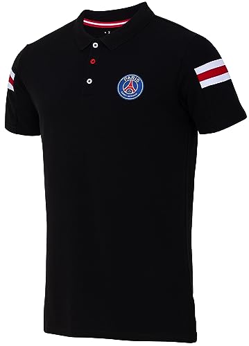 PARIS SAINT GERMAIN PSG Poloshirt für Herren - Size XL - Erwachsene Schwarz - Fußball von PSG