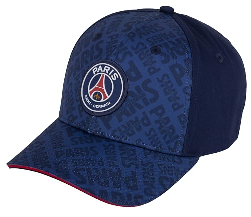 Paris Saint-Germain Kappe PSG – Offizielle Kollektion, verstellbare Größe, für Erwachsene, Herren, blau, Einheitsgröße von PSG