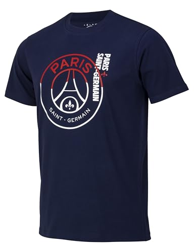 Paris Saint - Germain PSG Gradient-Logo T-Shirt für Herren - Größe XXL - Blau T-Shirt für Erwachsene - Offizielles Produkt von PSG